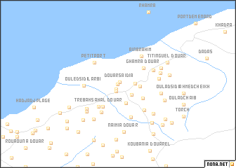 map of Douar Zʼmaaïche